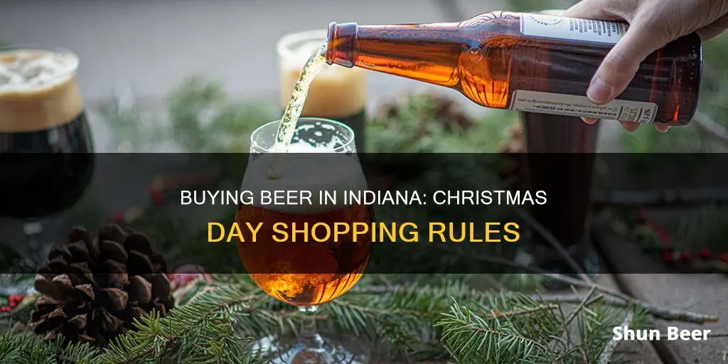 can you buy beer in indiana on christmas day