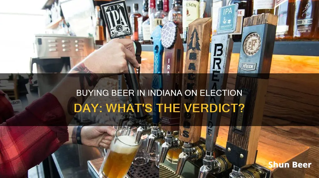 can you buy beer in indiana on election day