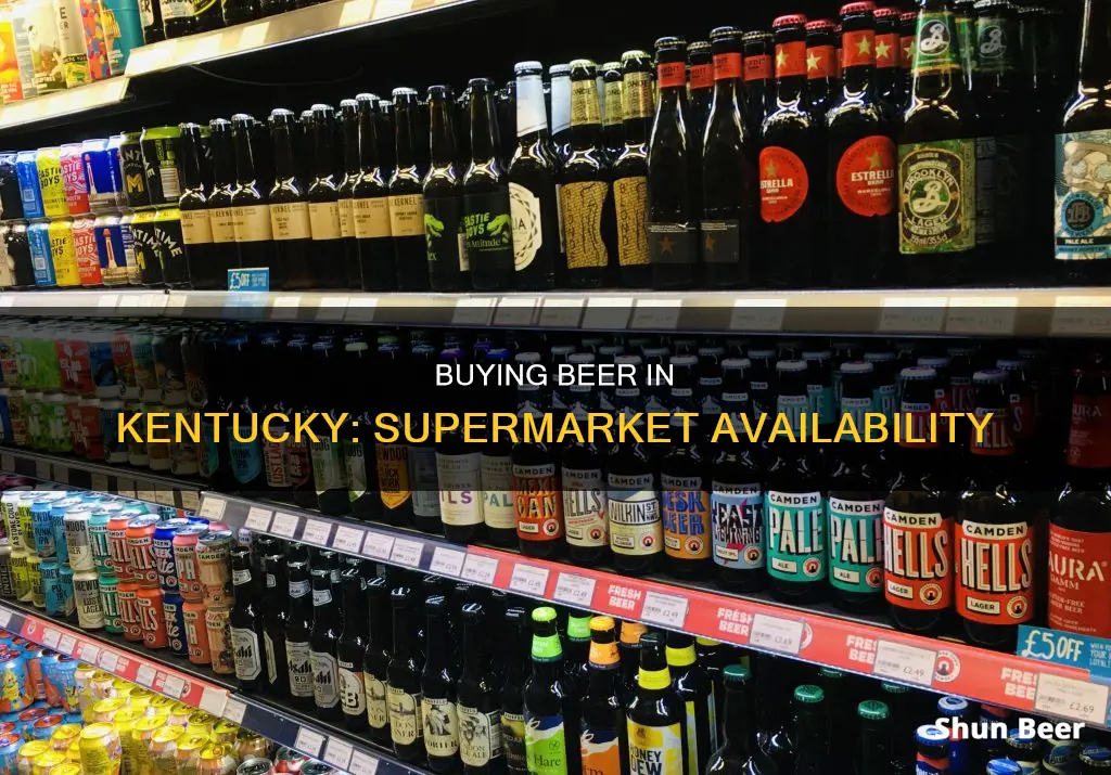 can you buy beer in kentucky super market