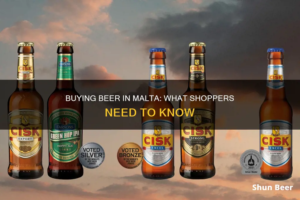 can you buy beer in malta markets