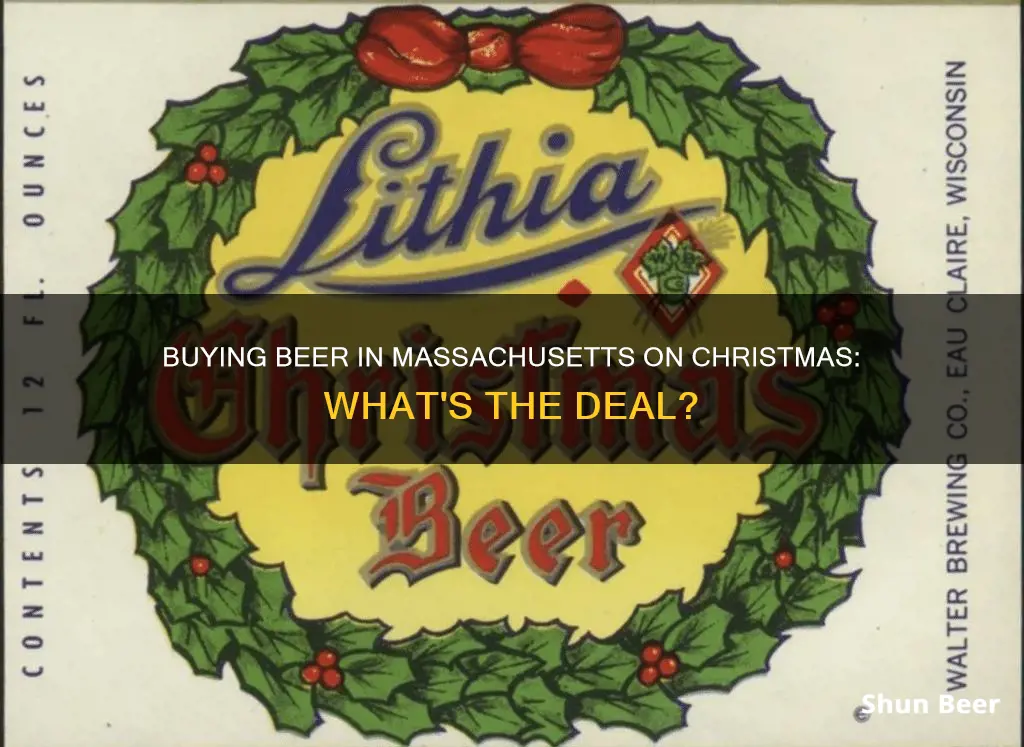 can you buy beer in massachusetts on christmas