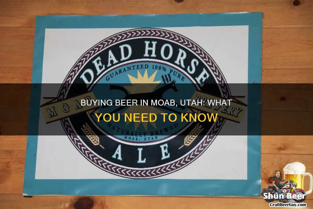 can you buy beer in moab utah