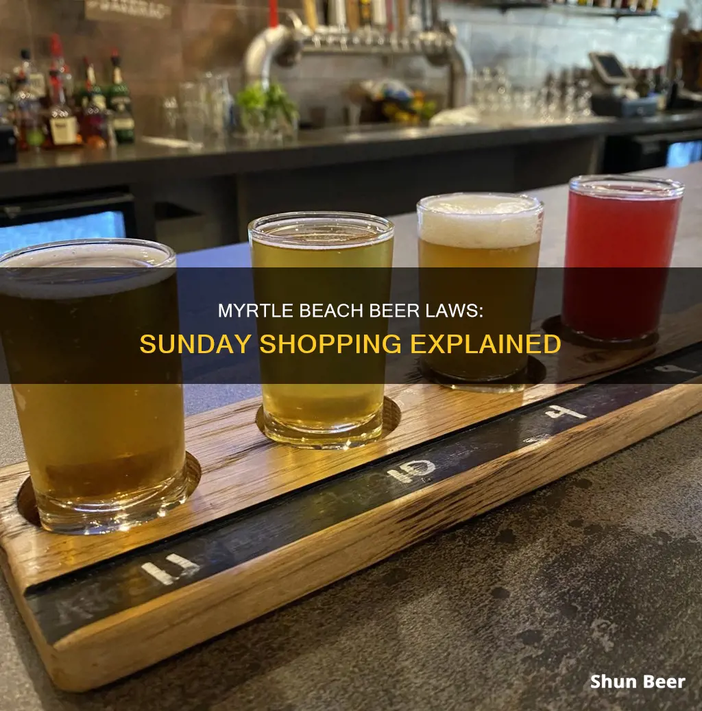 can you buy beer in myrtle beach on sunday