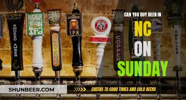 Beer Buying in North Carolina: Sunday Shopping Laws