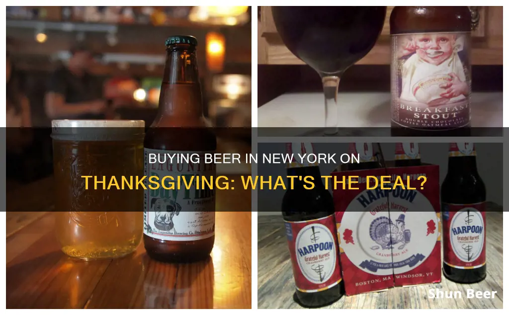 can you buy beer in new york on thanksgiving