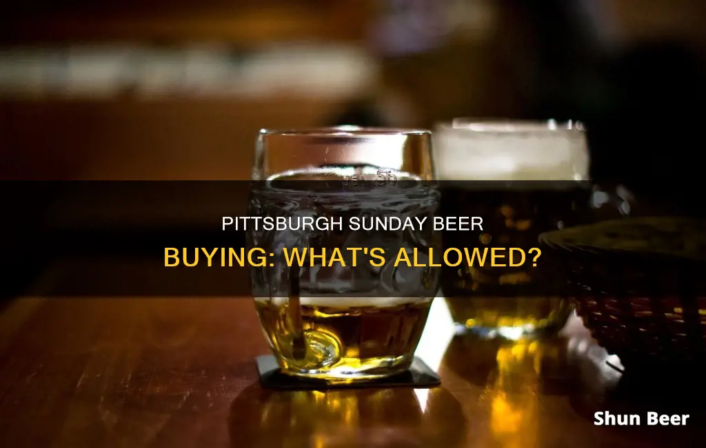 can you buy beer in pittsburgh on sunday