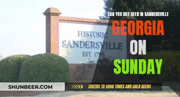 Buying Beer in Sandersville, Georgia: Sunday Laws Explained