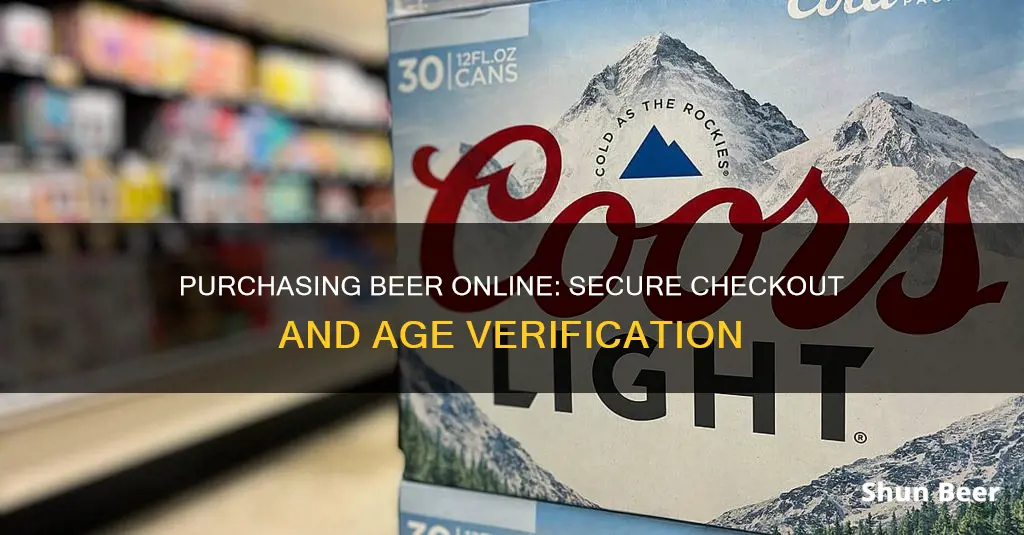 can you buy beer in send checkout