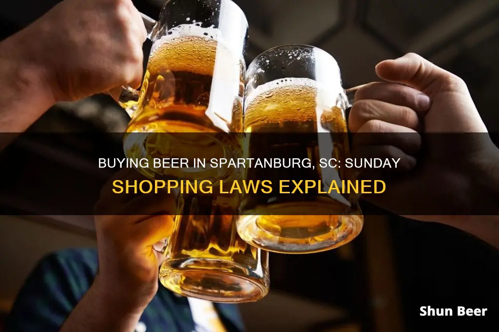 can you buy beer in spartanburg sc on sunday