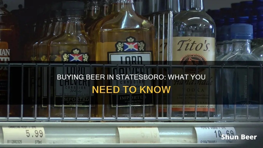 can you buy beer in statesboro