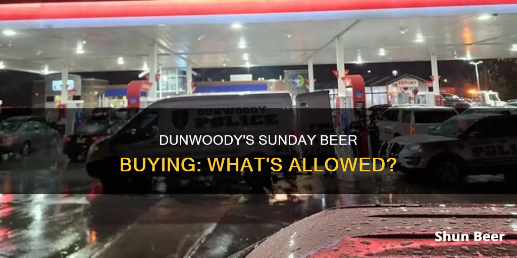 can you buy beer in sundays in dunwoody