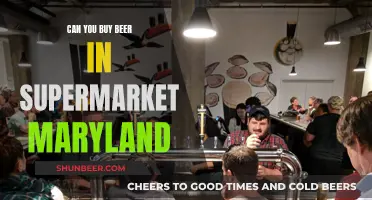 Buying Beer in Maryland: Supermarket Availability Explored