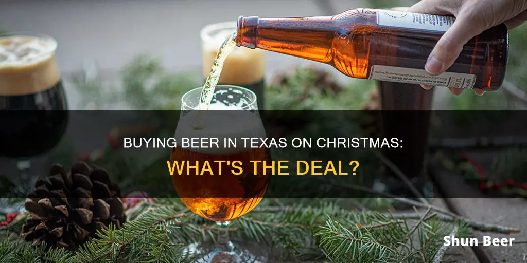 can you buy beer in texas on christmas