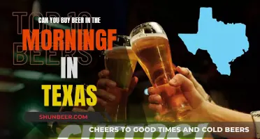 Beer Buying in Texas: Morning Restrictions and Laws