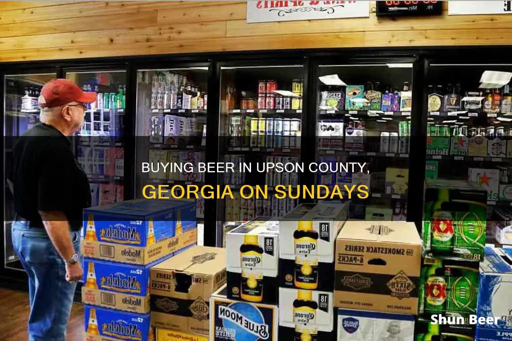 can you buy beer in upson co ga on sunday