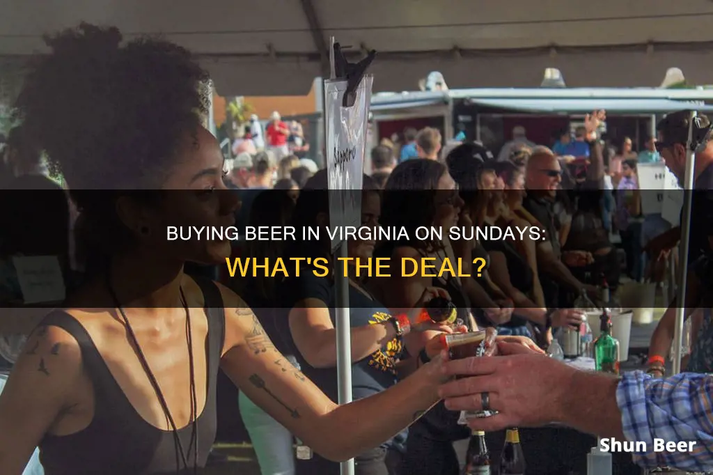 can you buy beer in va on sunday