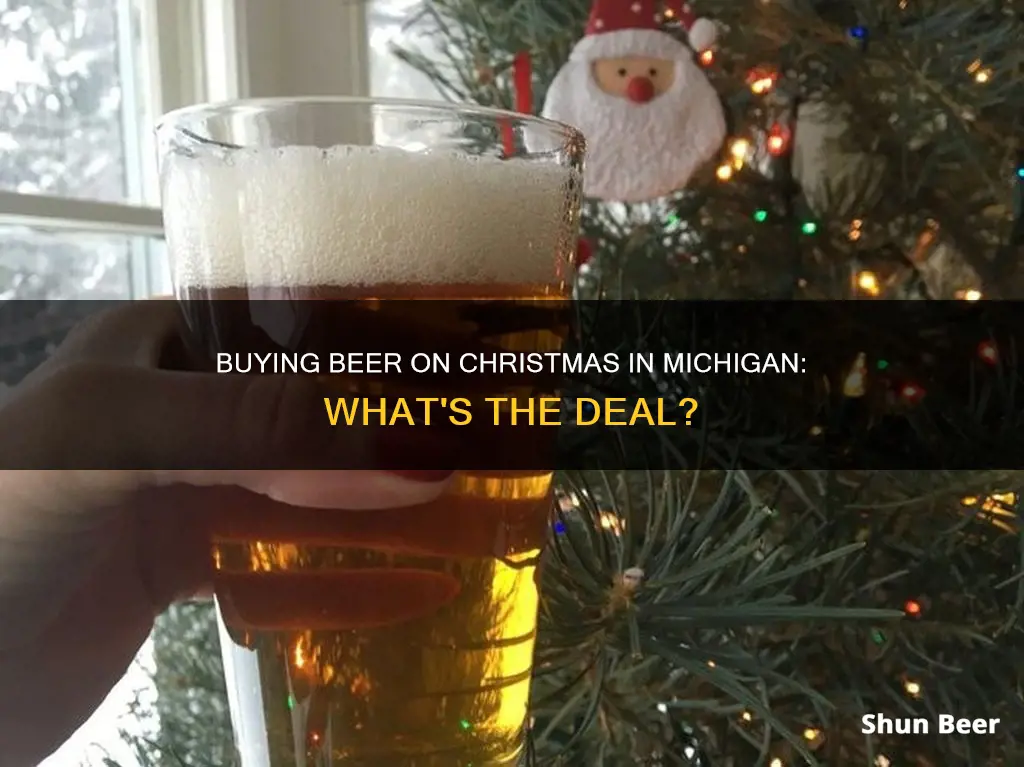 can you buy beer on christmas in michigan