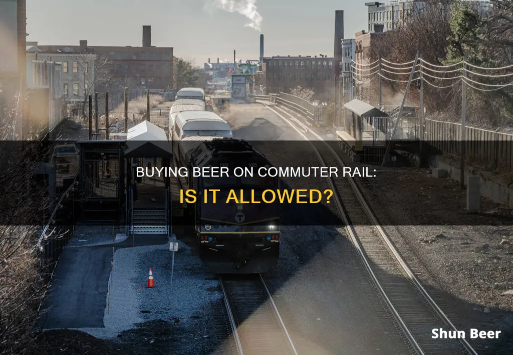 can you buy beer on commuter rail