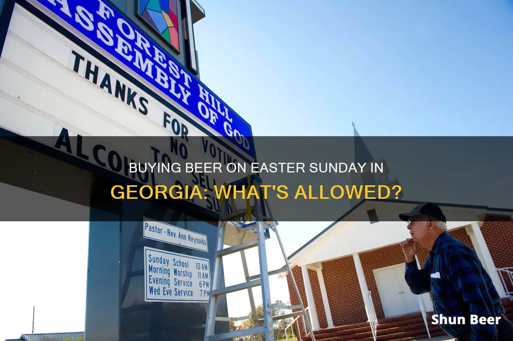 can you buy beer on easter sunday in ga