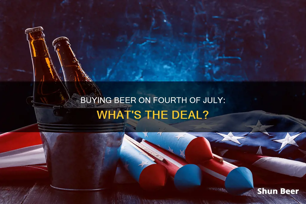 can you buy beer on fourth of july