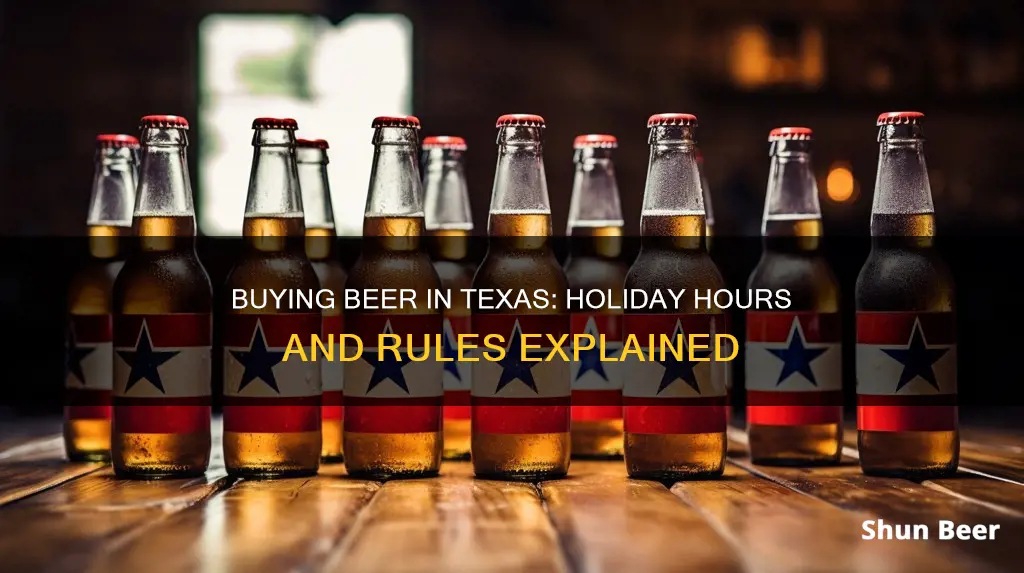 can you buy beer on holidays in tx