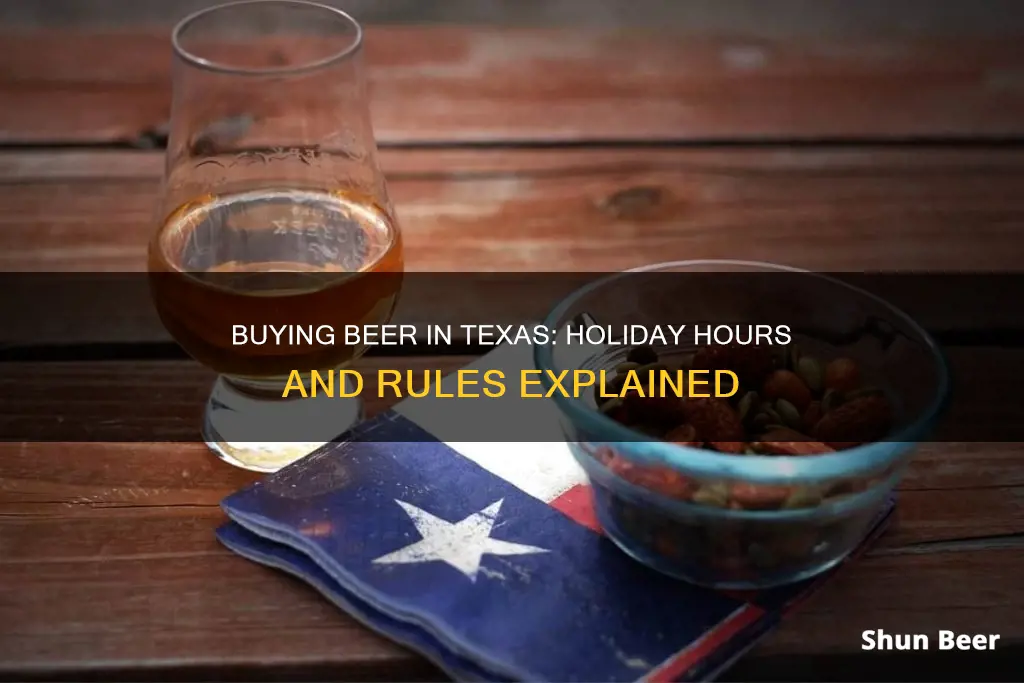 can you buy beer on hpolidays in tx