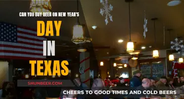 Buying Beer on New Year's Day in Texas