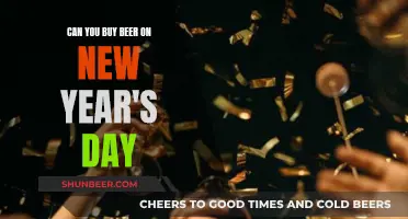 Buying Beer on New Year's Day: What's the Deal?