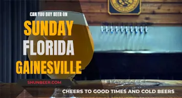 Gainesville, Florida: Beer Buying on Sundays