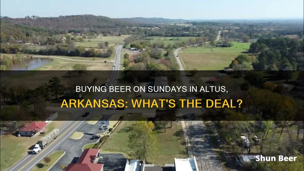 can you buy beer on sunday in altus ar