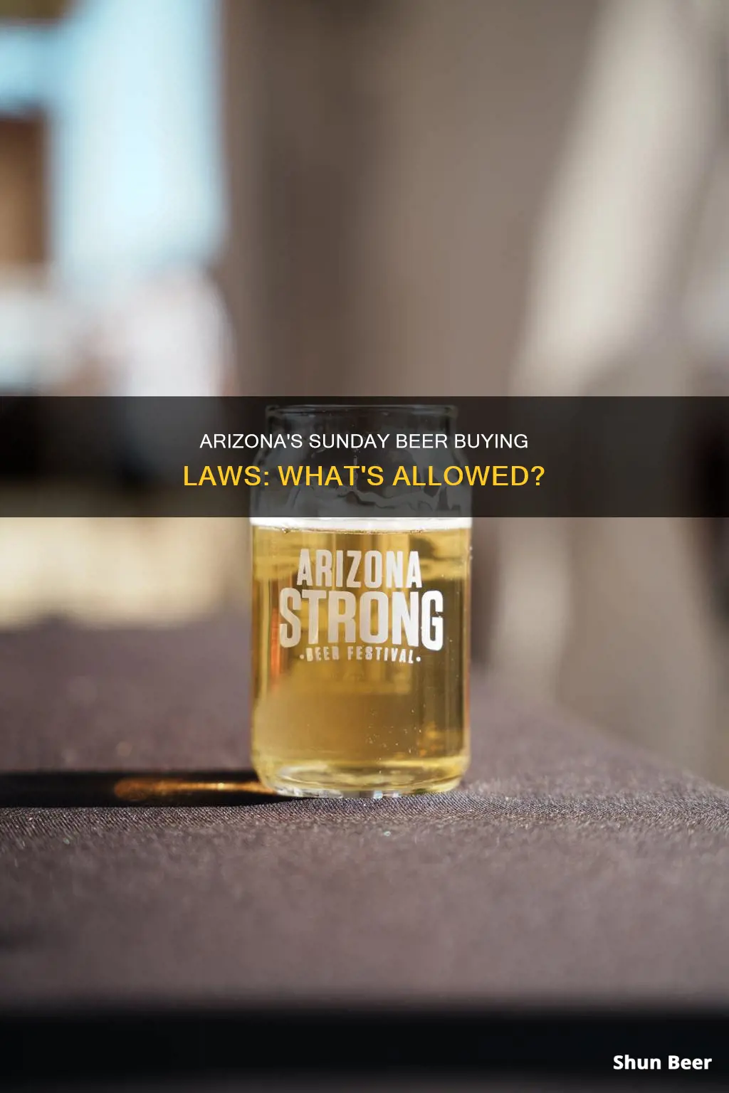 can you buy beer on sunday in arizona