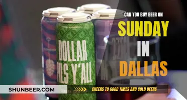 Buying Beer in Dallas on Sundays: What's the Deal?