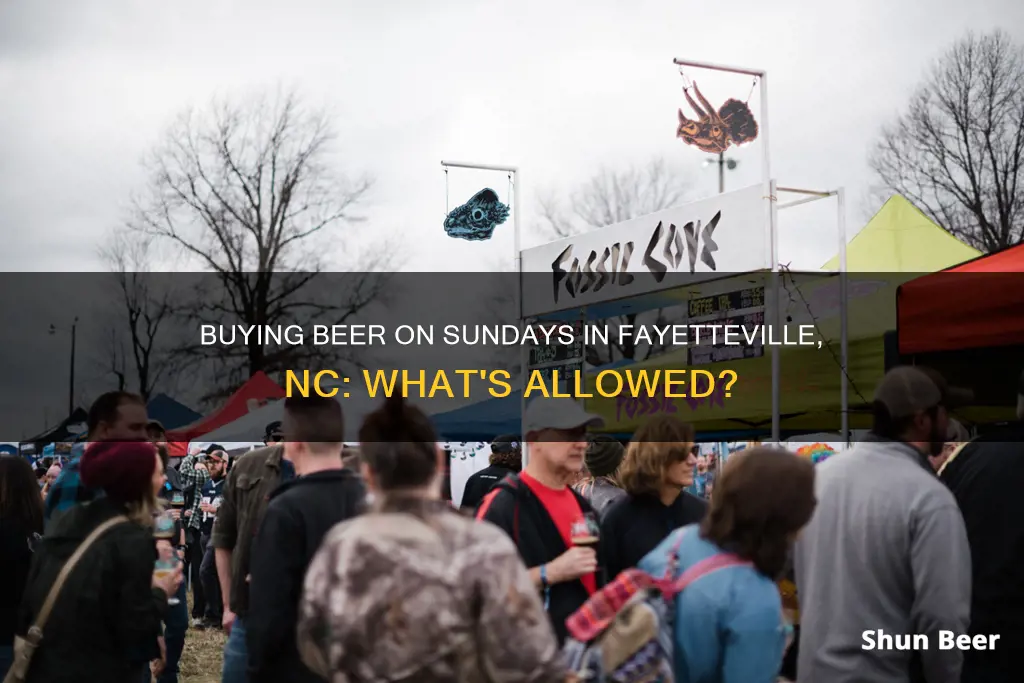 can you buy beer on sunday in fayetteville nc