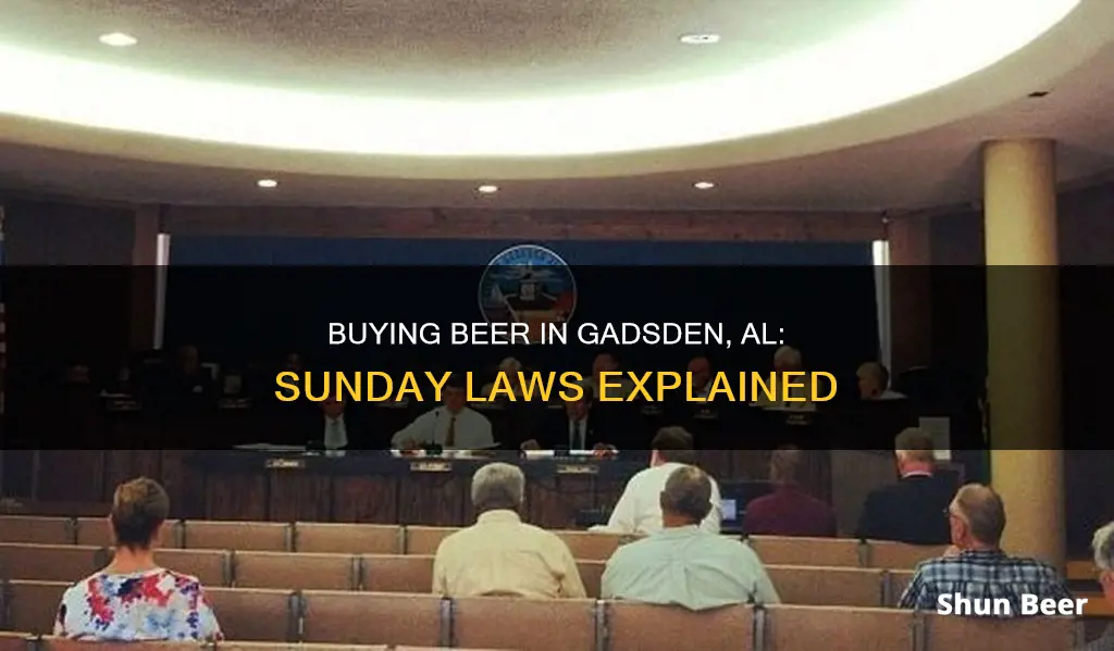 can you buy beer on sunday in gadsden al