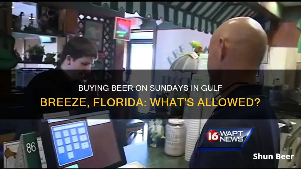 can you buy beer on sunday in gulf breeze florida