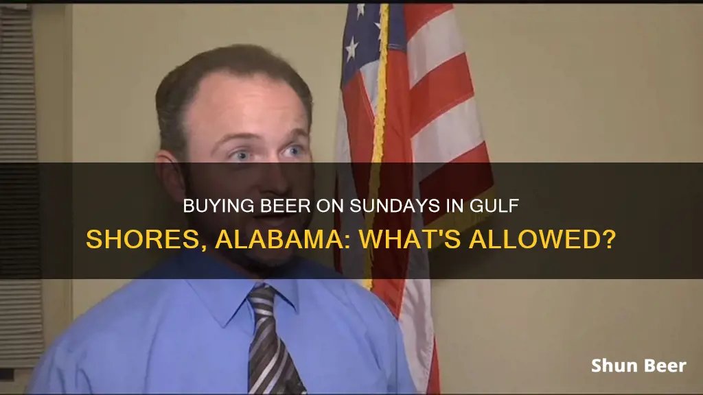 can you buy beer on sunday in gulf shores alabama