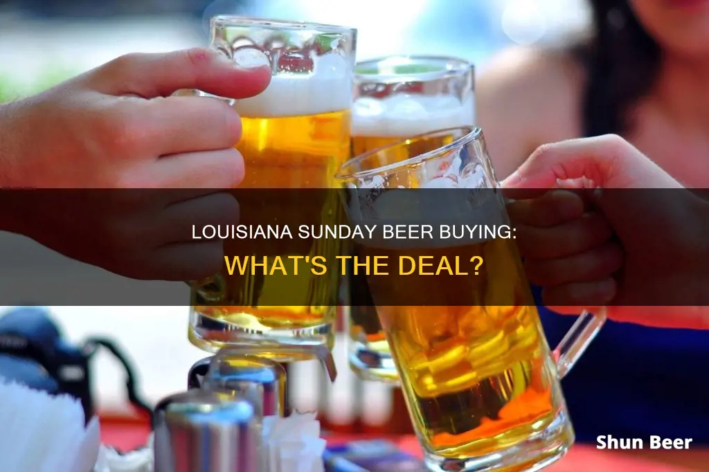 can you buy beer on sunday in louisana