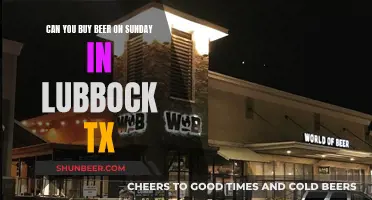 Buying Beer in Lubbock, Texas on Sundays: What's Allowed?