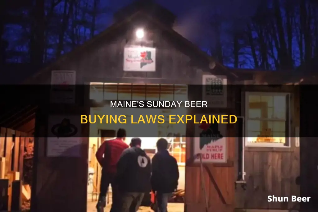 can you buy beer on sunday in maine