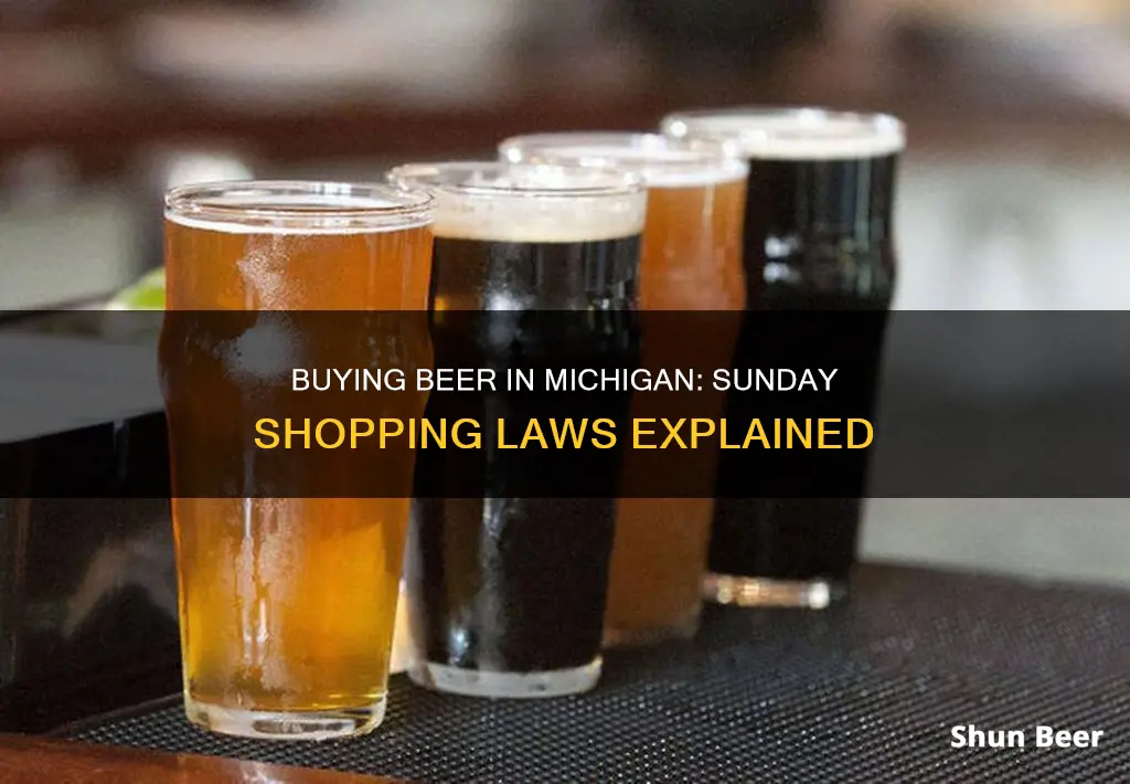 can you buy beer on sunday in michigan