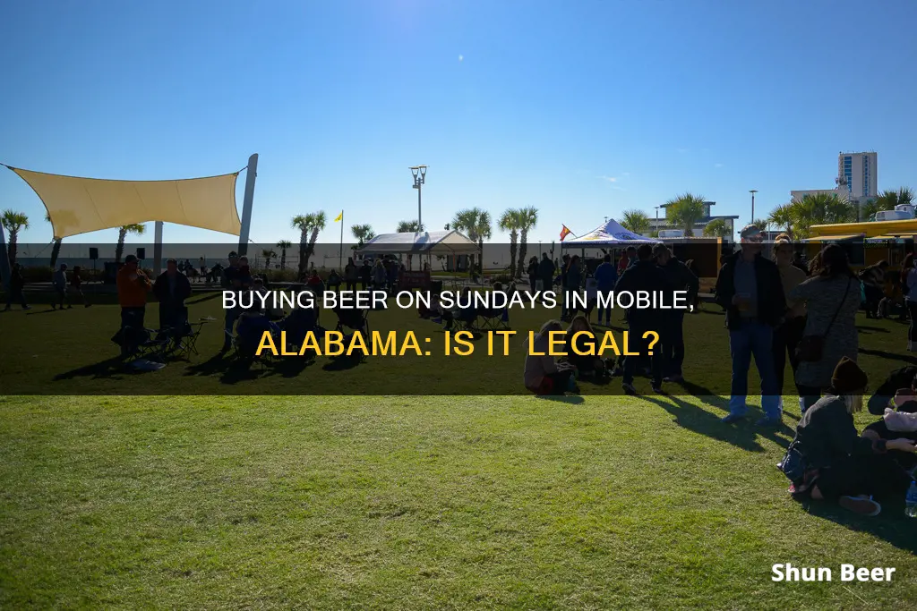 can you buy beer on sunday in mobile alabama