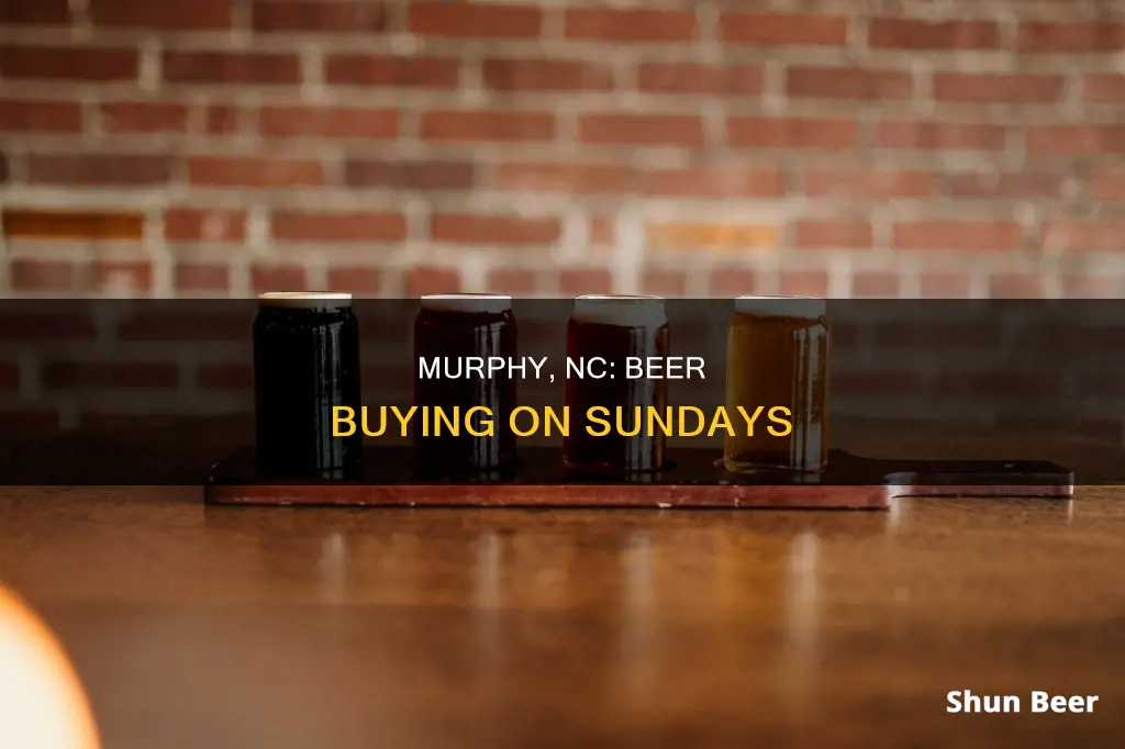 can you buy beer on sunday in murphy nc