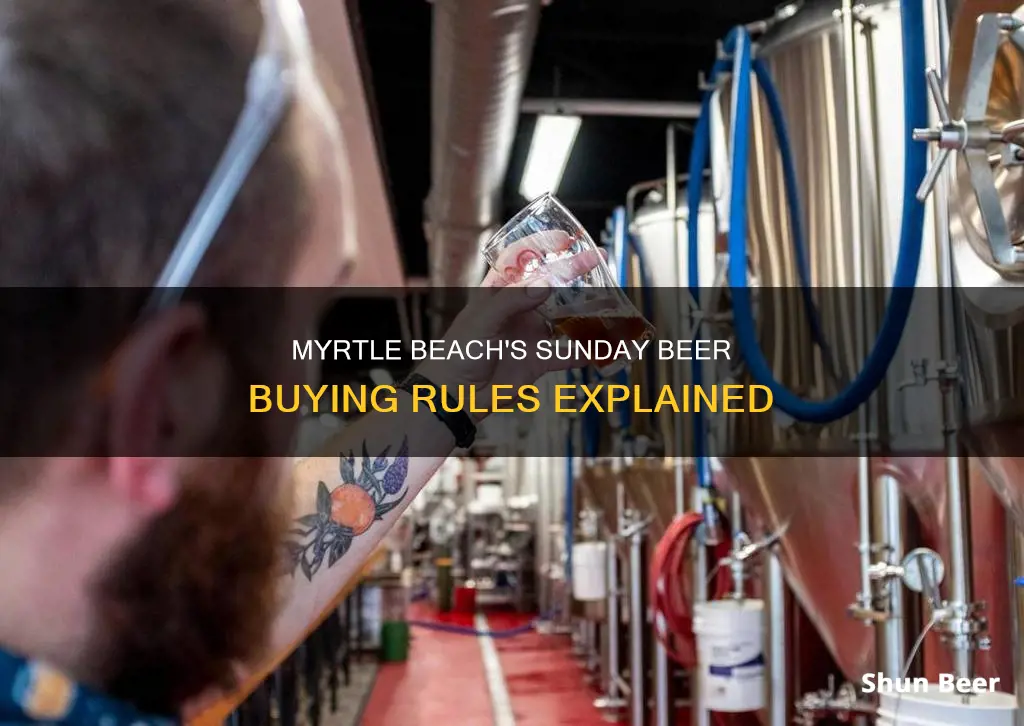 can you buy beer on sunday in myrtle beach sc