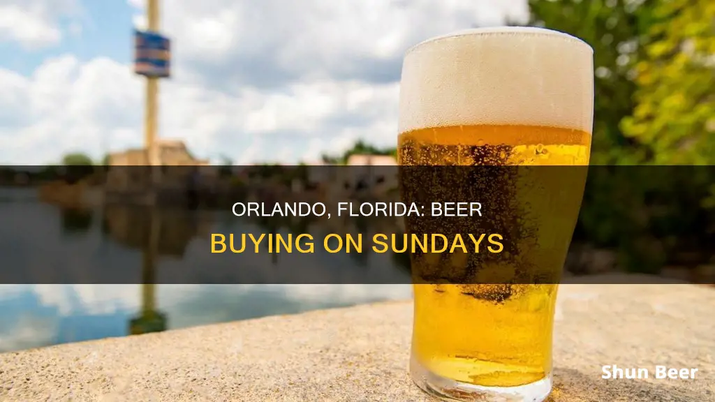 can you buy beer on sunday in orlando florida