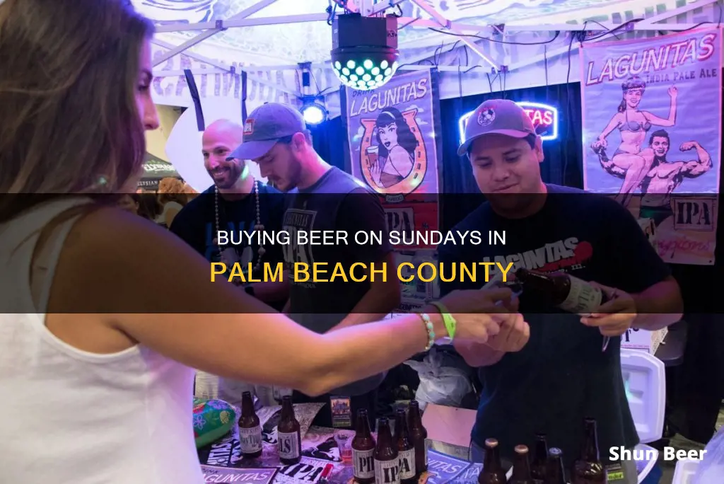 can you buy beer on sunday in palm beach county