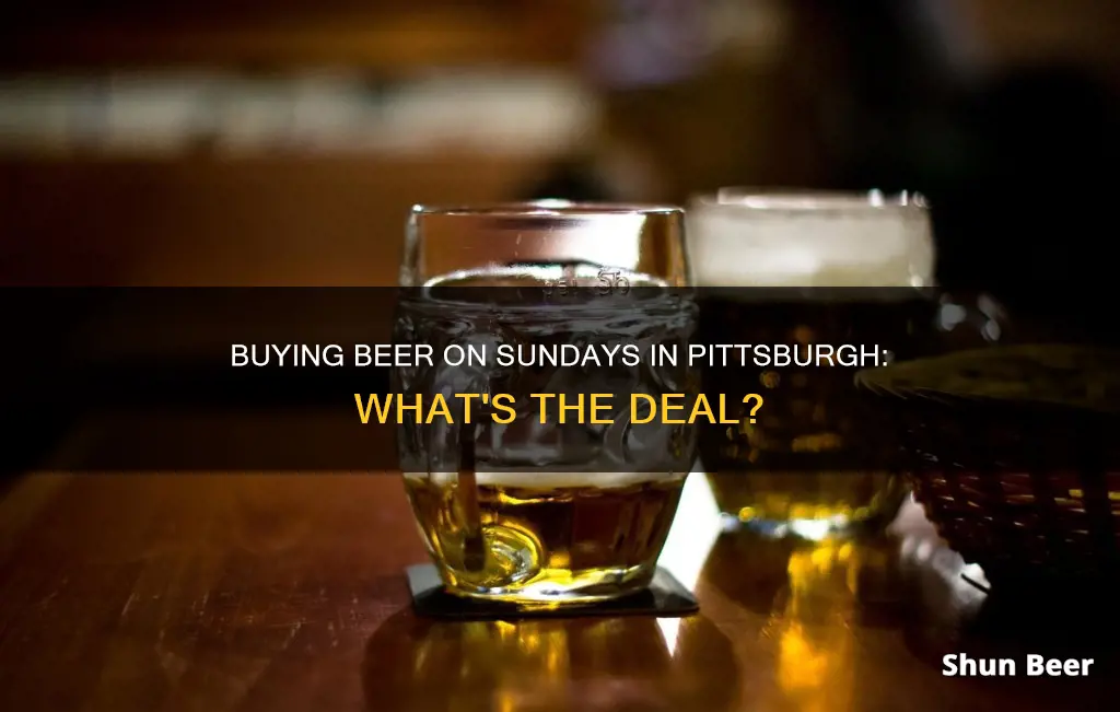 can you buy beer on sunday in pittsburgh