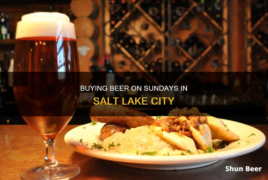 can you buy beer on sunday in salt lake city