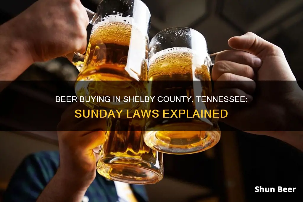 can you buy beer on sunday in shelby county tennessee