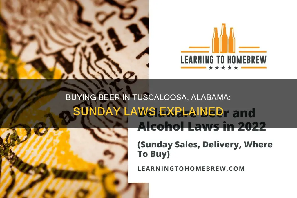 can you buy beer on sunday in tuscaloosa alabama