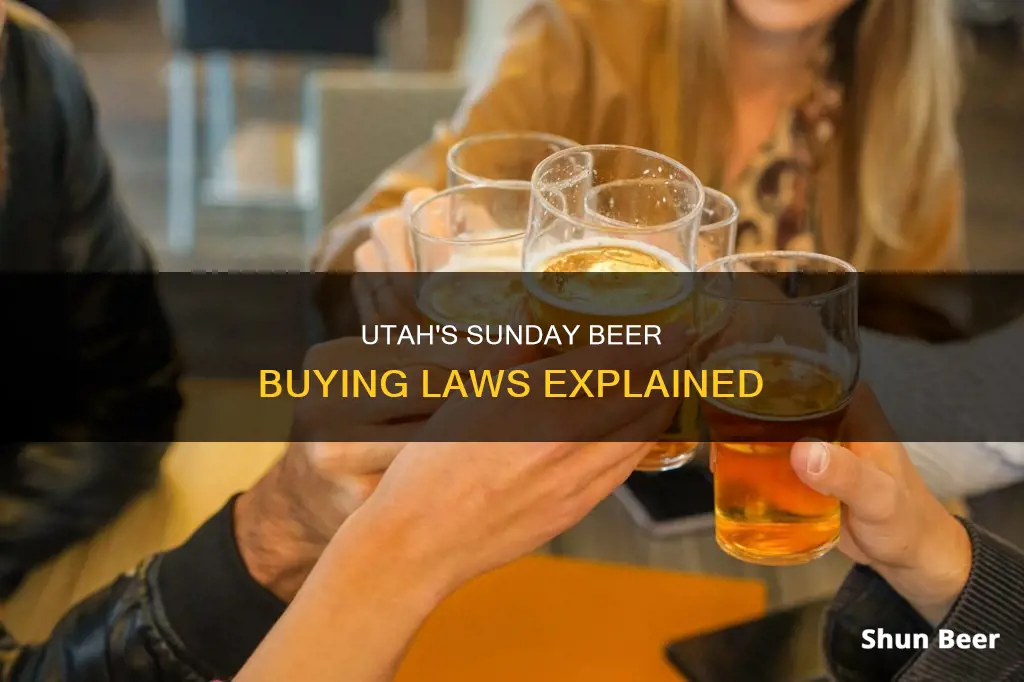 can you buy beer on sunday in utah